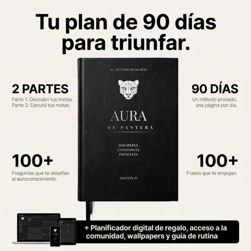 AURA DE PANTERA · Libro método de 90 días.