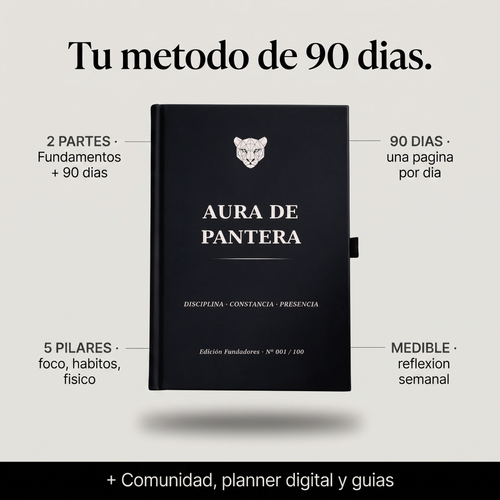 AURA DE PANTERA · Libro método de 90 días.